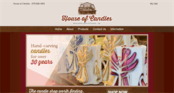 Desktop Screenshot of houseofcandles.com